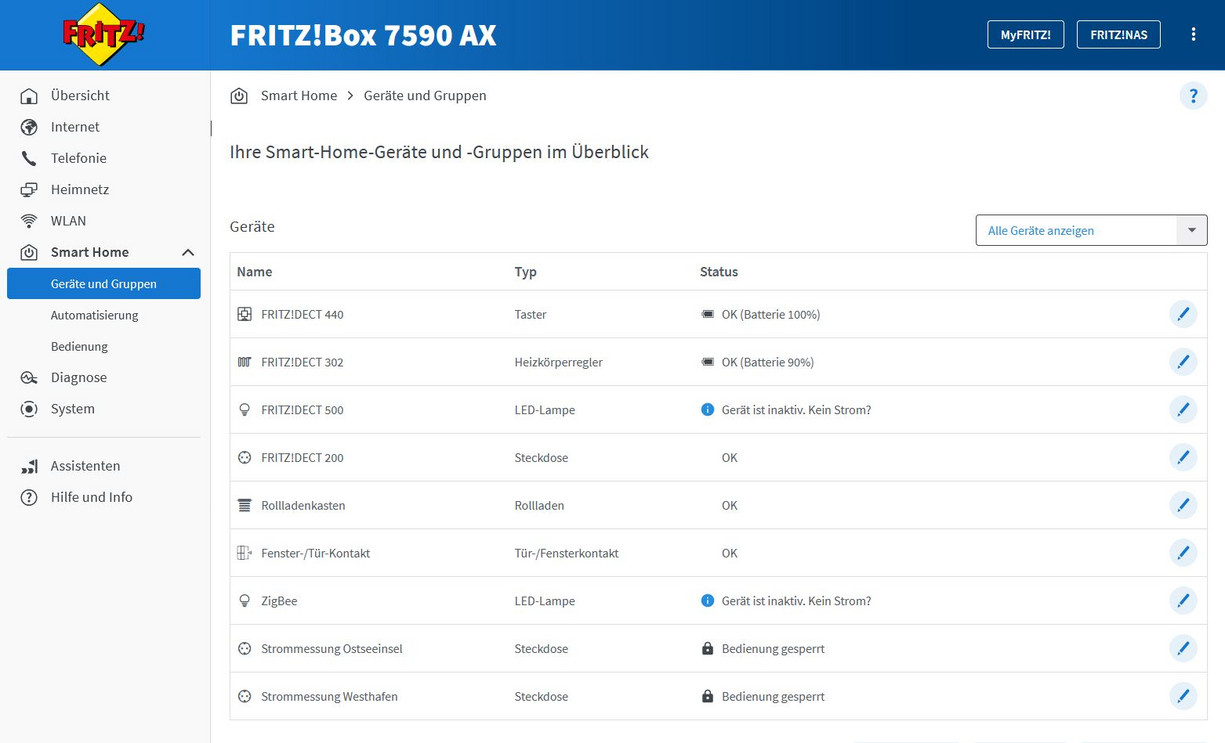 FRITZ!OS Smart-Home